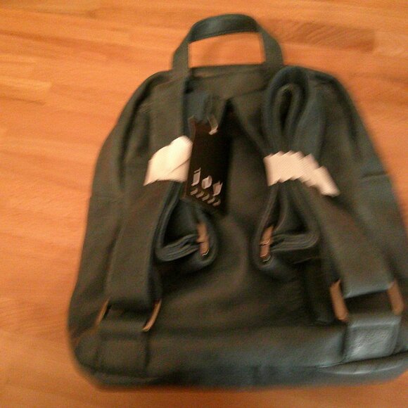 Joy Susan Frankie backpack In Blue with front zippered pocket  NEW main image 2